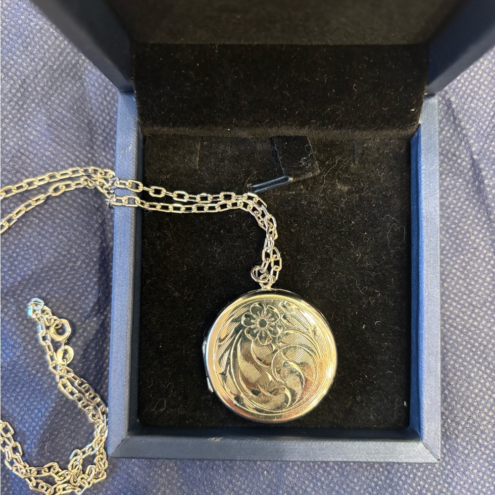 Forstner sterling silver locket Necklace